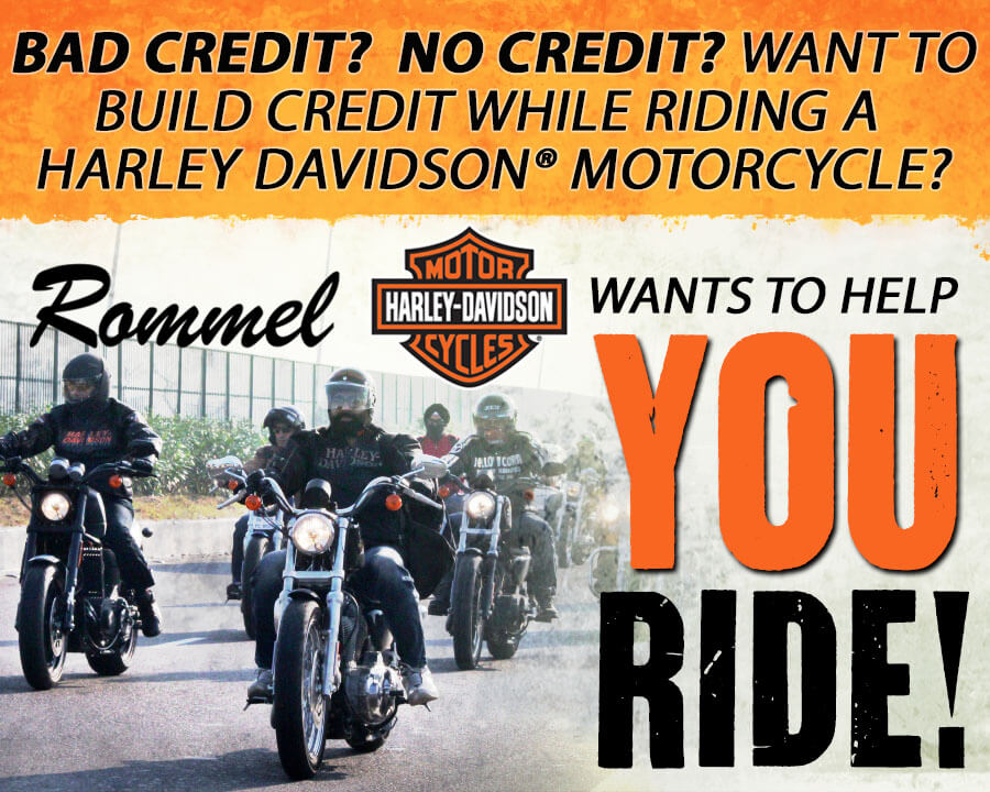 Credit in Rommel Harley-Davidson® Delmarva
